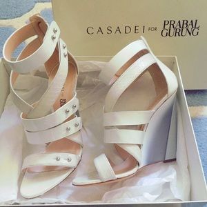 Casadei + Prabal Gurung Pellame heels - Bran…